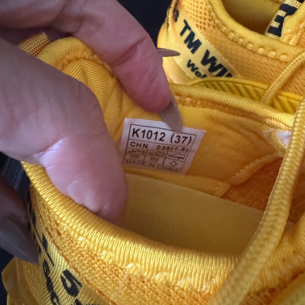 Womens Running Walking  Non Slip Gym Sports Work Trainers / Yellow / 6.5 - Picture 9 of 9